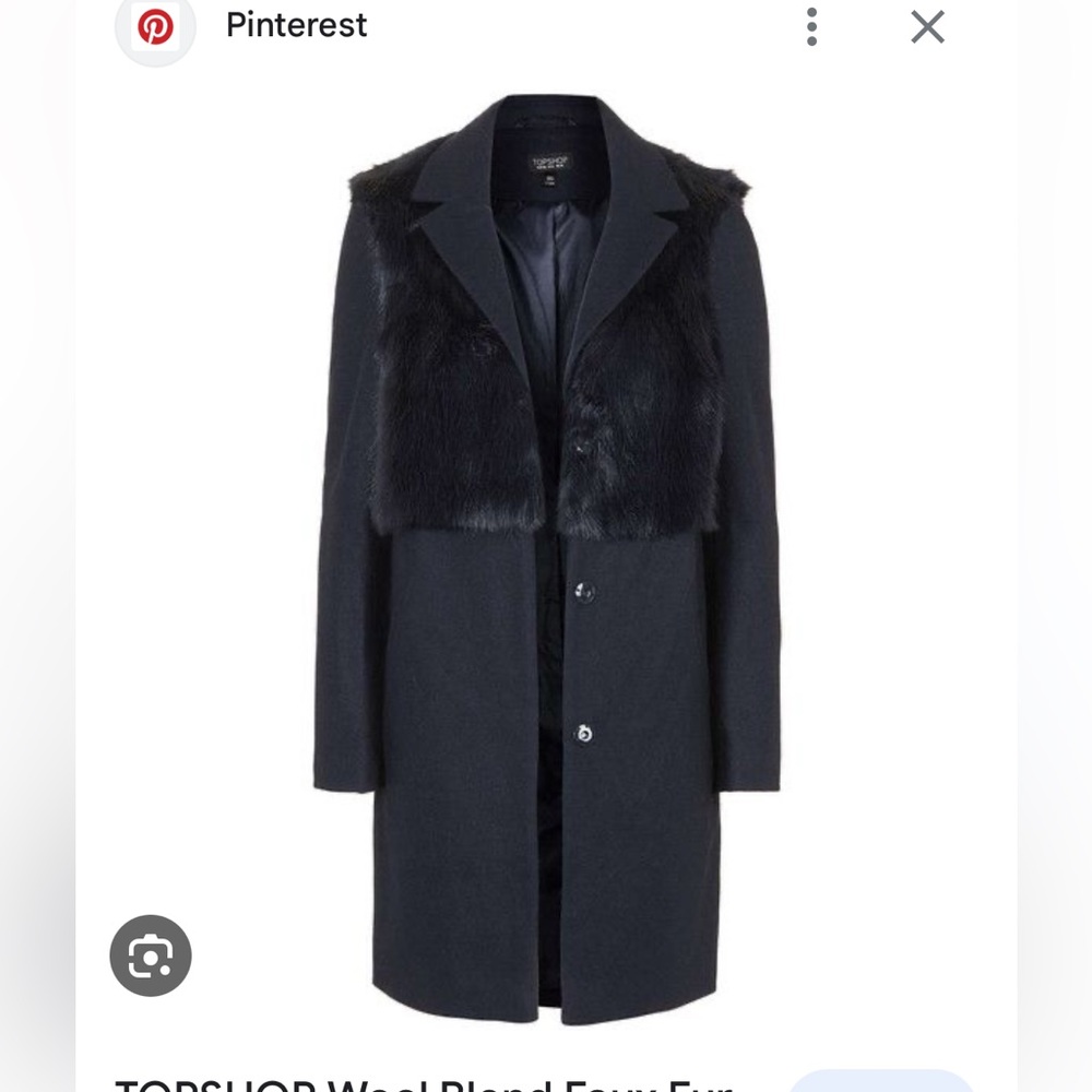 TopShop Peacoat